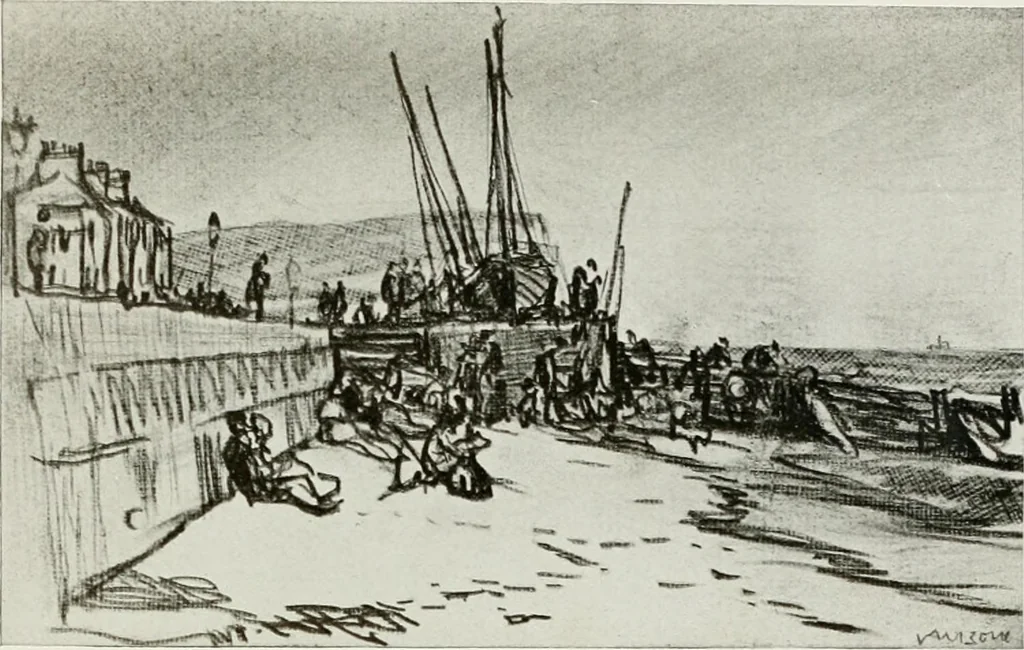 An illustration from Some of the moderns, 1909, leaf 240