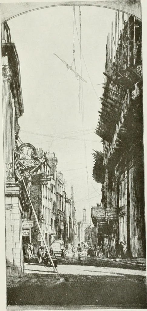 An illustration from Some of the moderns, 1909, leaf 254