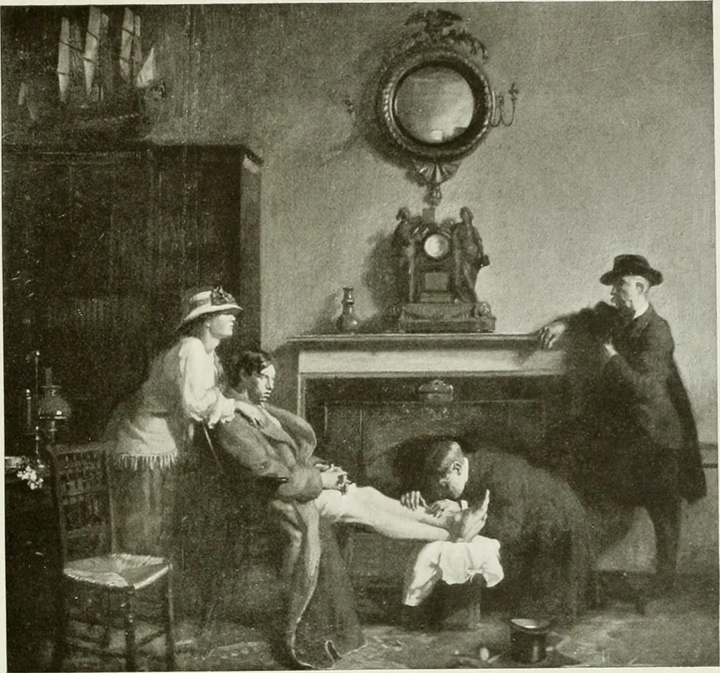 An illustration from Some of the moderns, 1909, leaf 266