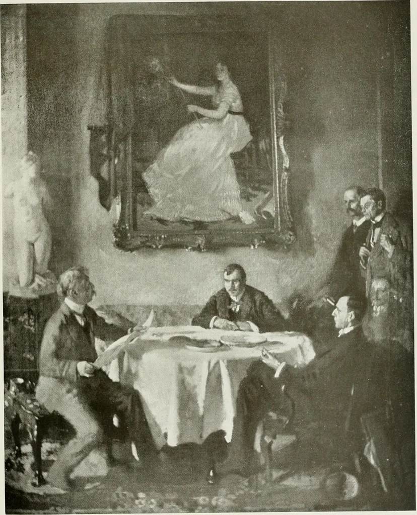 An illustration from Some of the moderns, 1909, leaf 270