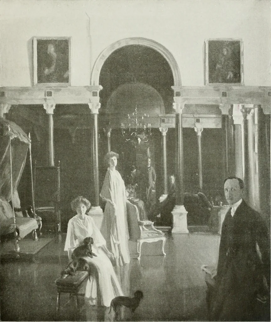 An illustration from Some of the moderns, 1909, leaf 44