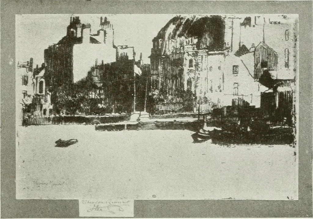 An illustration from Some of the moderns, 1909, leaf 66