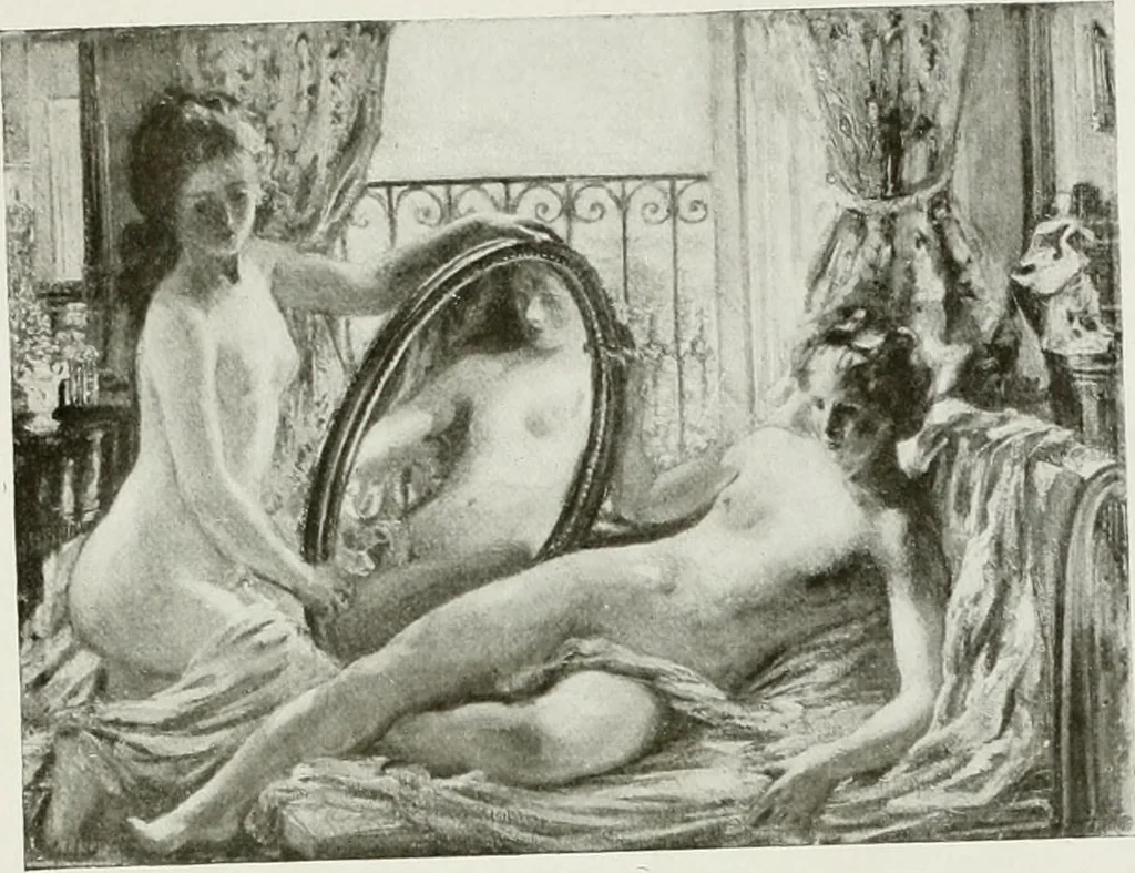 An illustration from Some of the moderns, 1909, leaf 94