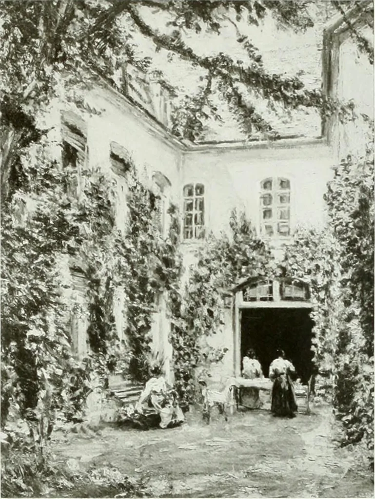 An illustration from Some of the moderns, 1909, leaf 98