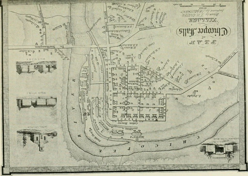 An illustration from Some old time meeting houses of the Connecticut Valley, 1911, leaf 205