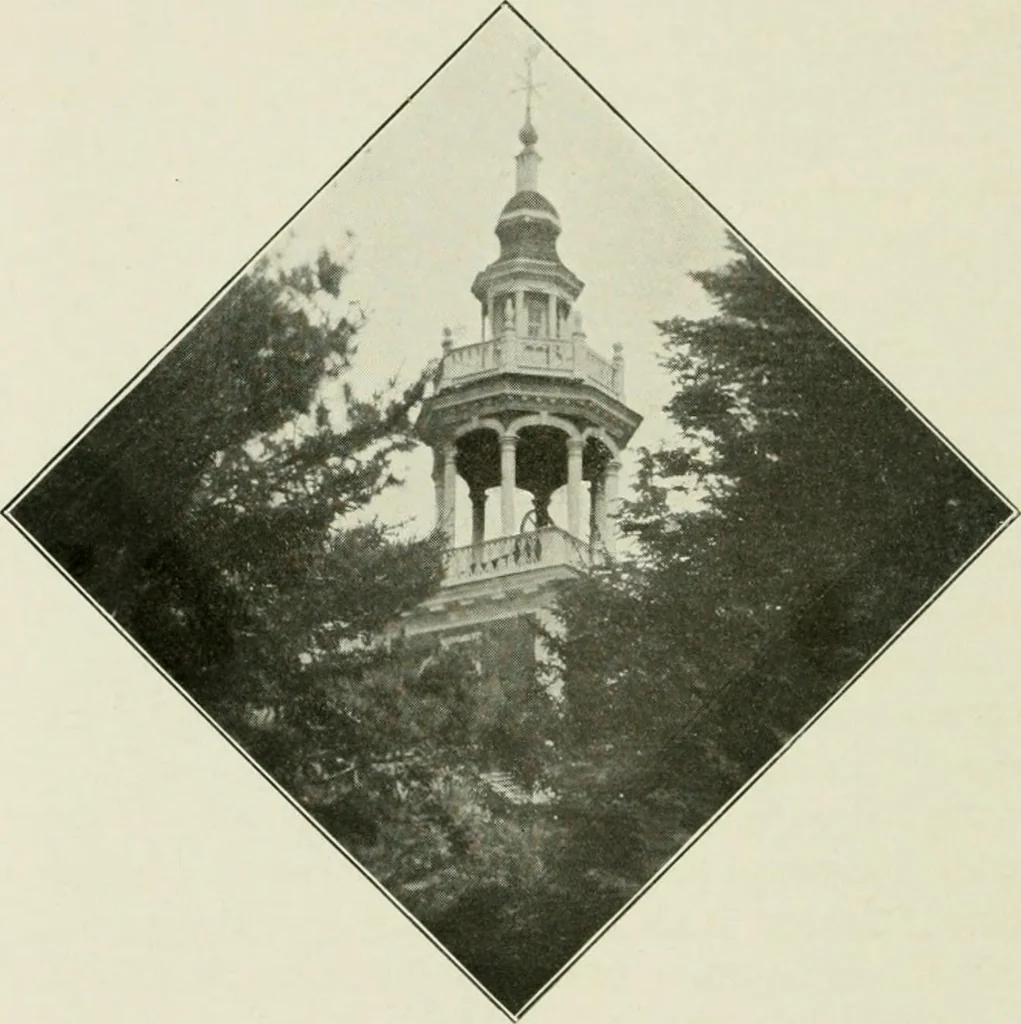 An illustration from Some old time meeting houses of the Connecticut Valley, 1911, leaf 223