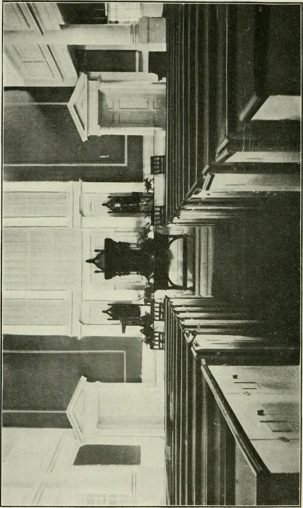 An illustration from Some old time meeting houses of the Connecticut Valley, 1911, leaf 231