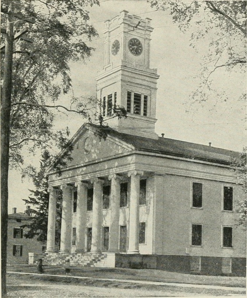 An illustration from Some old time meeting houses of the Connecticut Valley, 1911, leaf 234