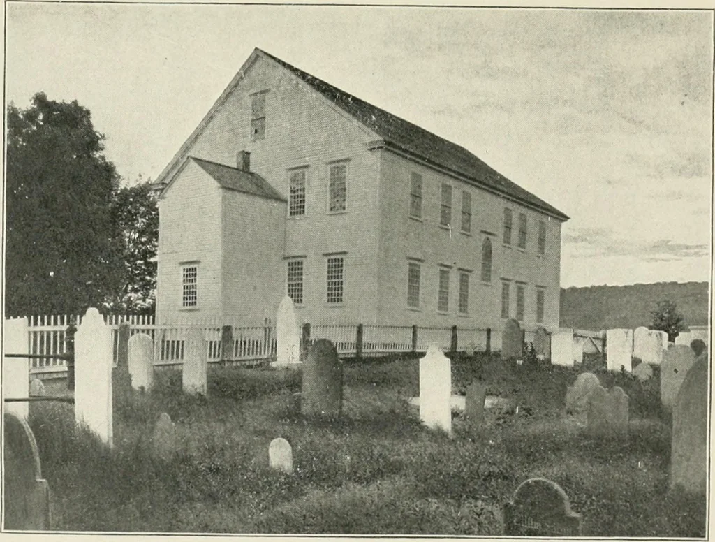 An illustration from Some old time meeting houses of the Connecticut Valley, 1911, leaf 260