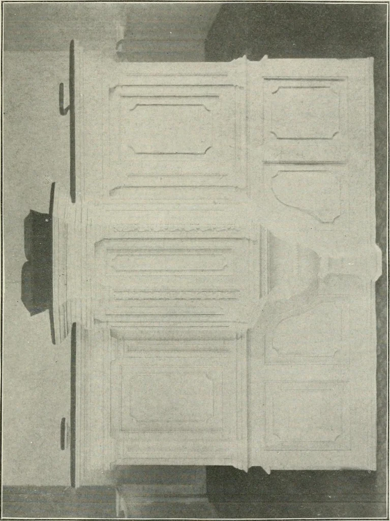 An illustration from Some old time meeting houses of the Connecticut Valley, 1911, leaf 68