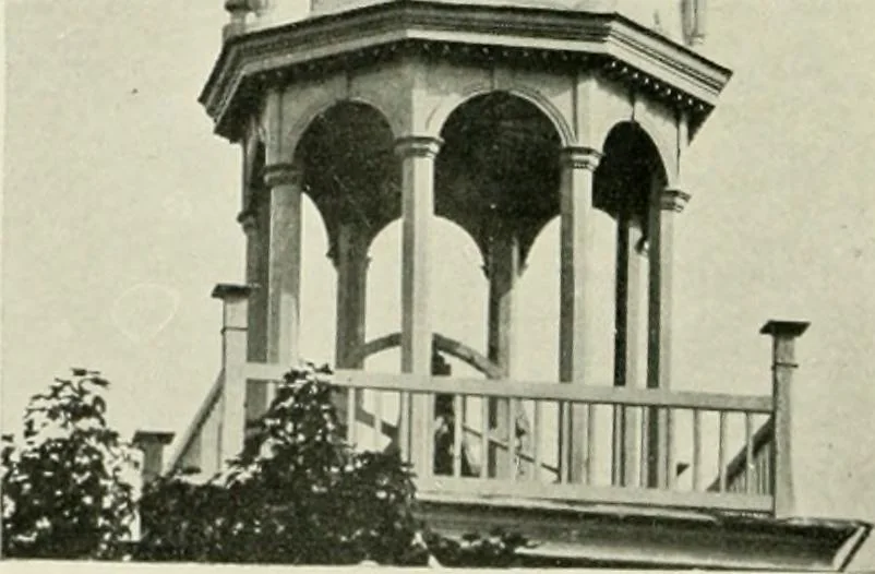 An illustration from Some old time meeting houses of the Connecticut Valley, 1911, leaf 7