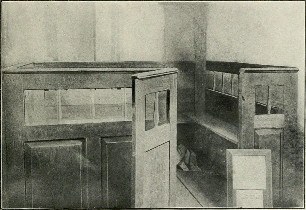 An illustration from Some old time meeting houses of the Connecticut Valley, 1911, leaf 94