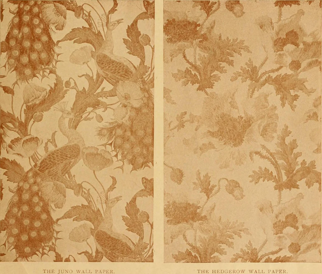 An illustration from Some pictures of quaint things which are sold at the sign of the "Popular Shop" : and a few words about making the house beautiful with homely material., 1898, leaf 10