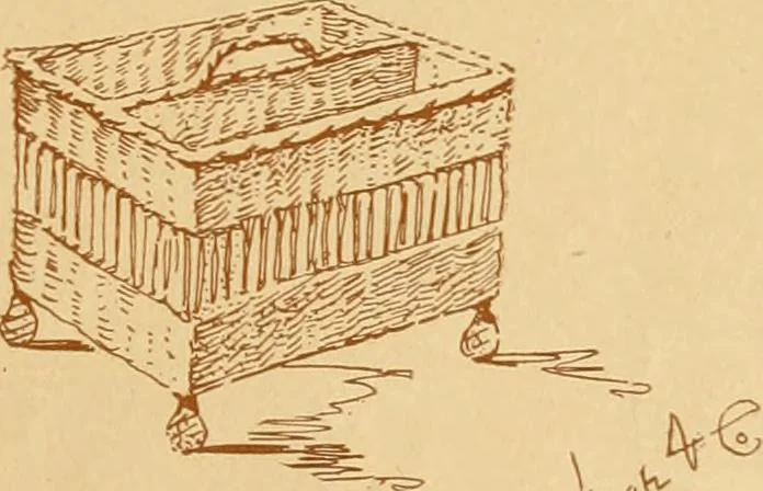 An illustration from Some pictures of quaint things which are sold at the sign of the "Popular Shop" : and a few words about making the house beautiful with homely material., 1898, leaf 16
