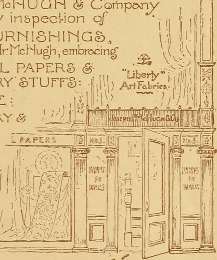 An illustration from Some pictures of quaint things which are sold at the sign of the "Popular Shop" : and a few words about making the house beautiful with homely material., 1898, leaf 32