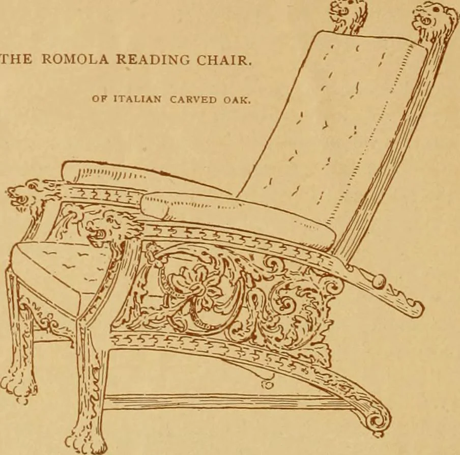 An illustration from Some pictures of quaint things which are sold at the sign of the "Popular Shop" : and a few words about making the house beautiful with homely material., 1898, leaf 7