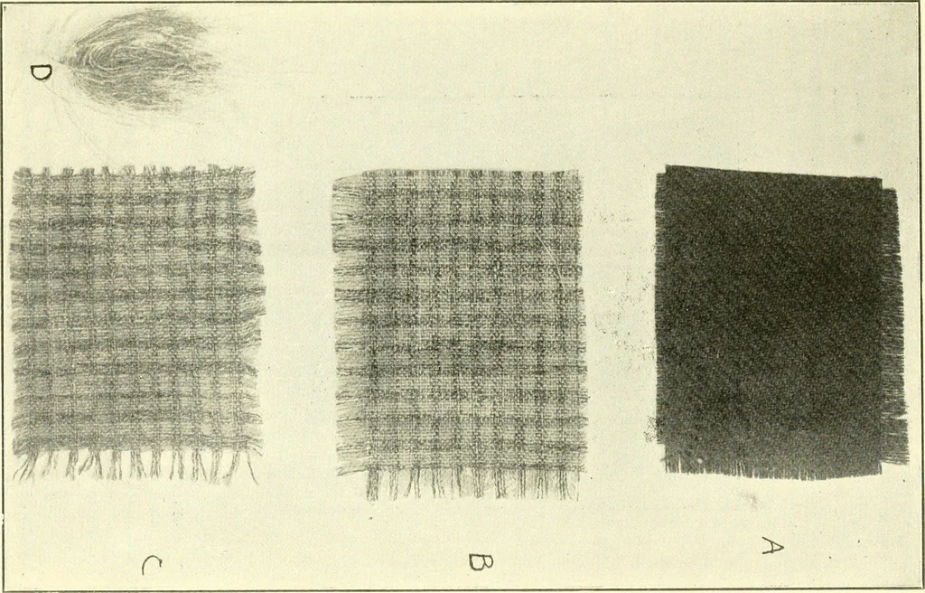 An illustration from Some points in choosing textiles, 1917, leaf 10