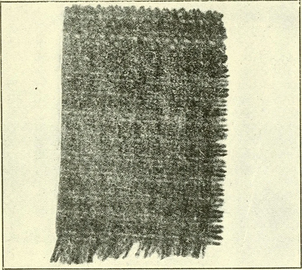 An illustration from Some points in choosing textiles, 1917, leaf 12