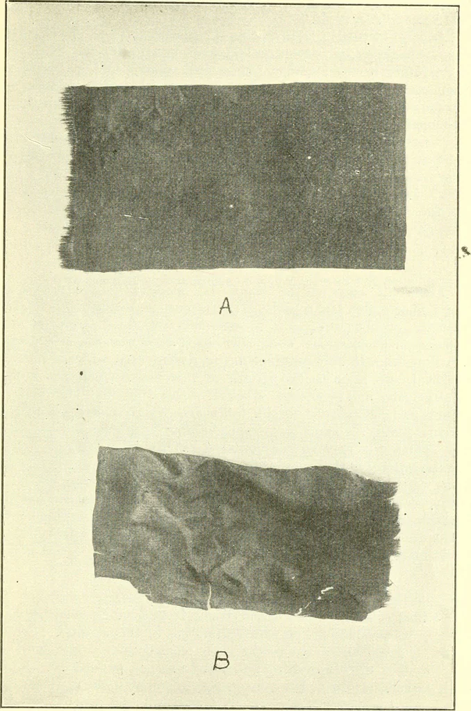 An illustration from Some points in choosing textiles, 1917, leaf 14