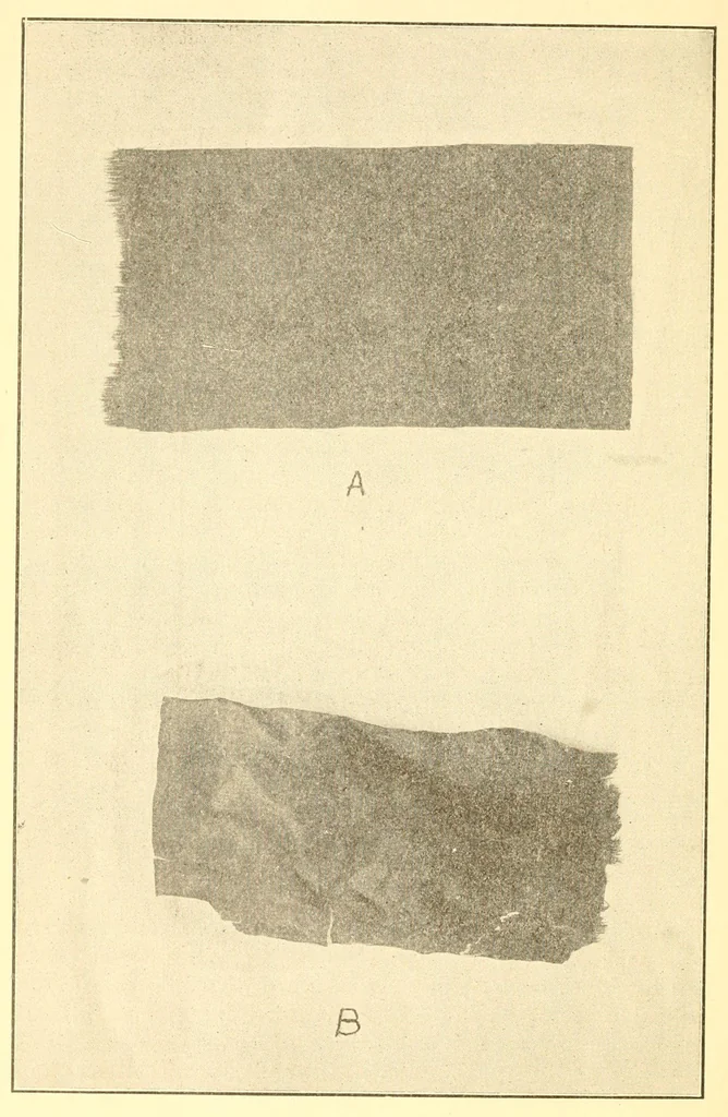 An illustration from Some points in choosing textiles, 1912, leaf 18