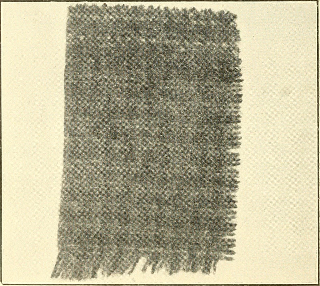 An illustration from Some points in choosing textiles, 1910, leaf 13