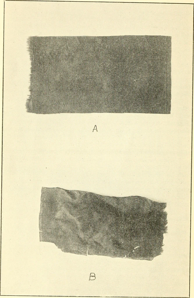 An illustration from Some points in choosing textiles, 1910, leaf 15