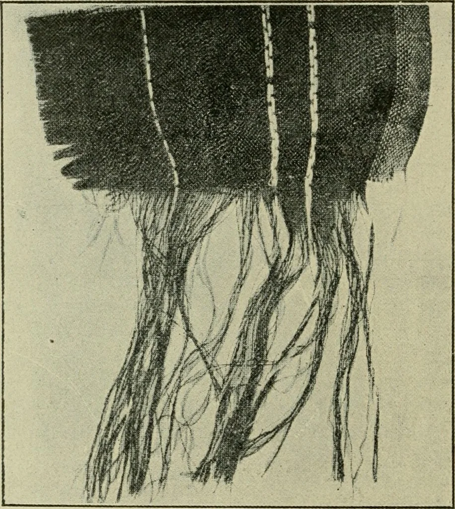 An illustration from Some points in choosing textiles, 1917, leaf 11