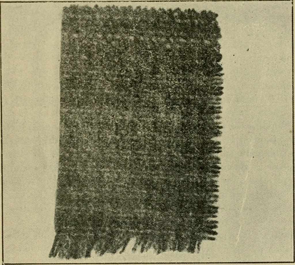 An illustration from Some points in choosing textiles, 1917, leaf 12