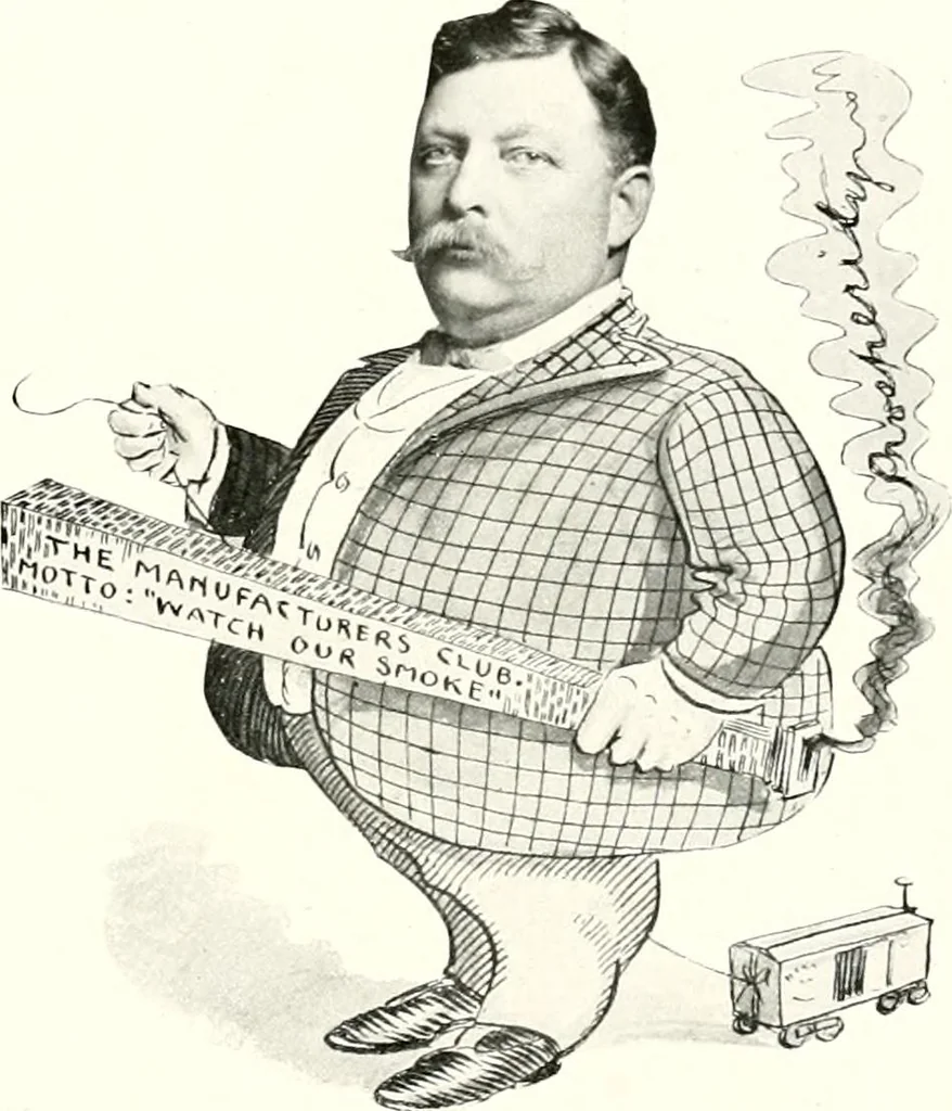 An illustration from Some Terre Haute phizes, 1905, leaf 100