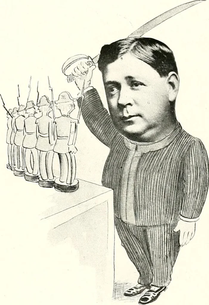 An illustration from Some Terre Haute phizes, 1905, leaf 128
