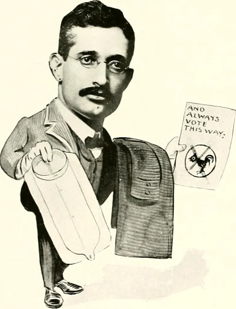 An illustration from Some Terre Haute phizes, 1905, leaf 143