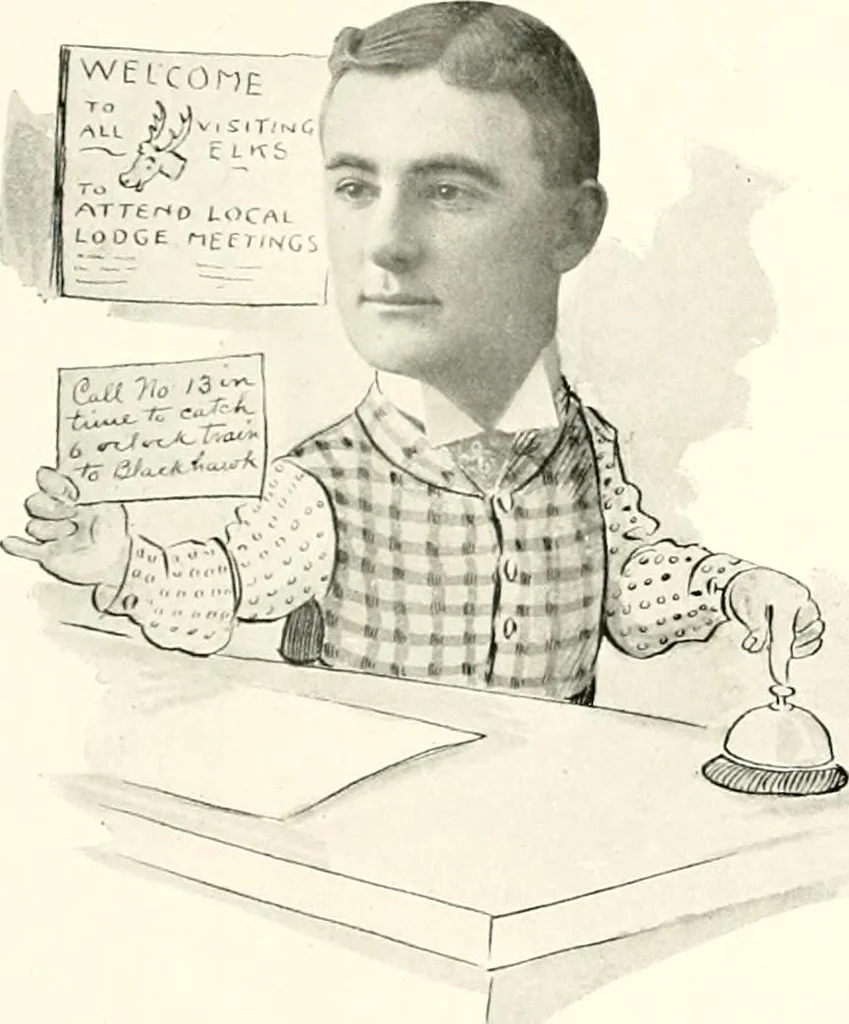 An illustration from Some Terre Haute phizes, 1905, leaf 157