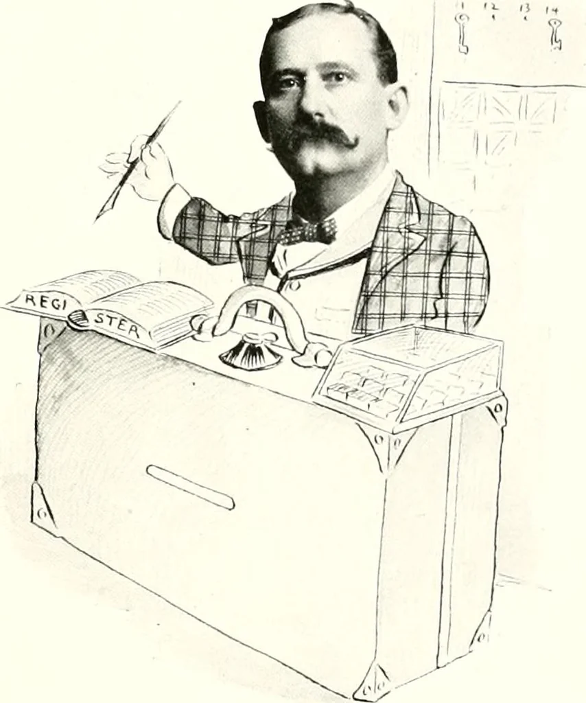An illustration from Some Terre Haute phizes, 1905, leaf 158