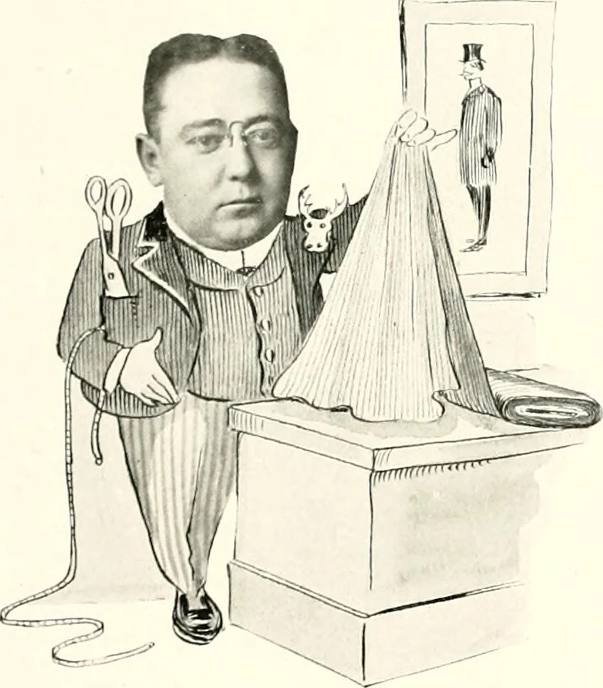 An illustration from Some Terre Haute phizes, 1905, leaf 175