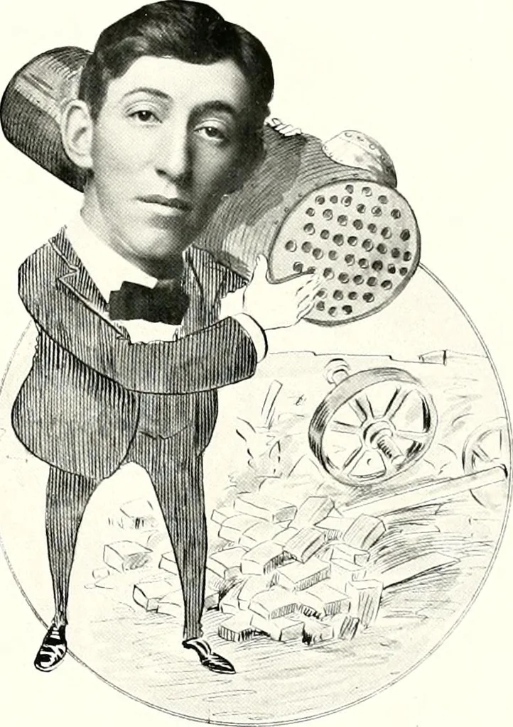 An illustration from Some Terre Haute phizes, 1905, leaf 182