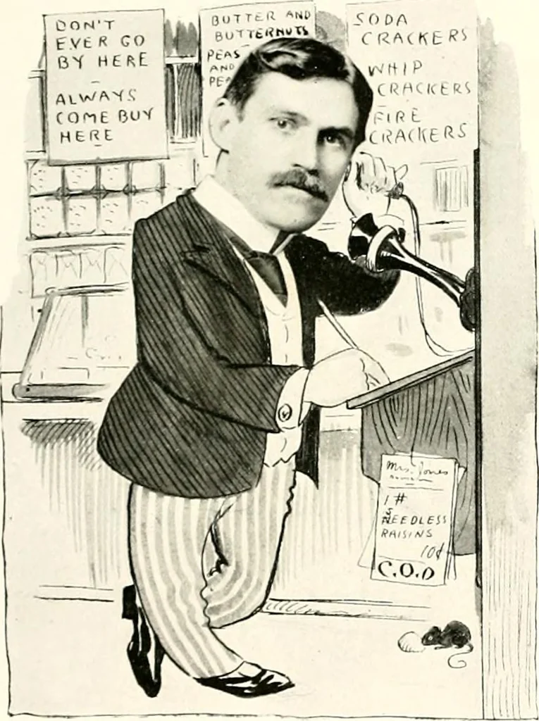 An illustration from Some Terre Haute phizes, 1905, leaf 199