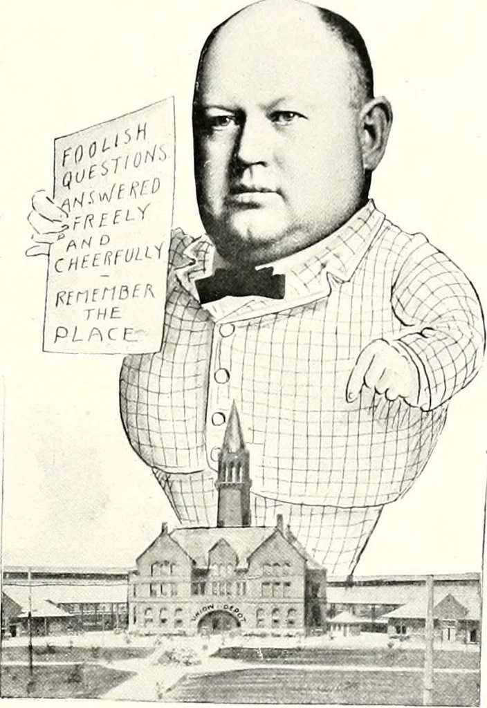 An illustration from Some Terre Haute phizes, 1905, leaf 200