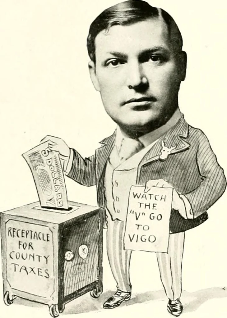 An illustration from Some Terre Haute phizes, 1905, leaf 223