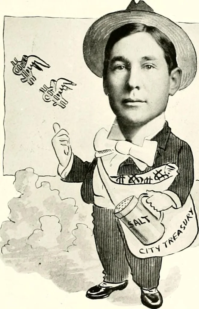 An illustration from Some Terre Haute phizes, 1905, leaf 243
