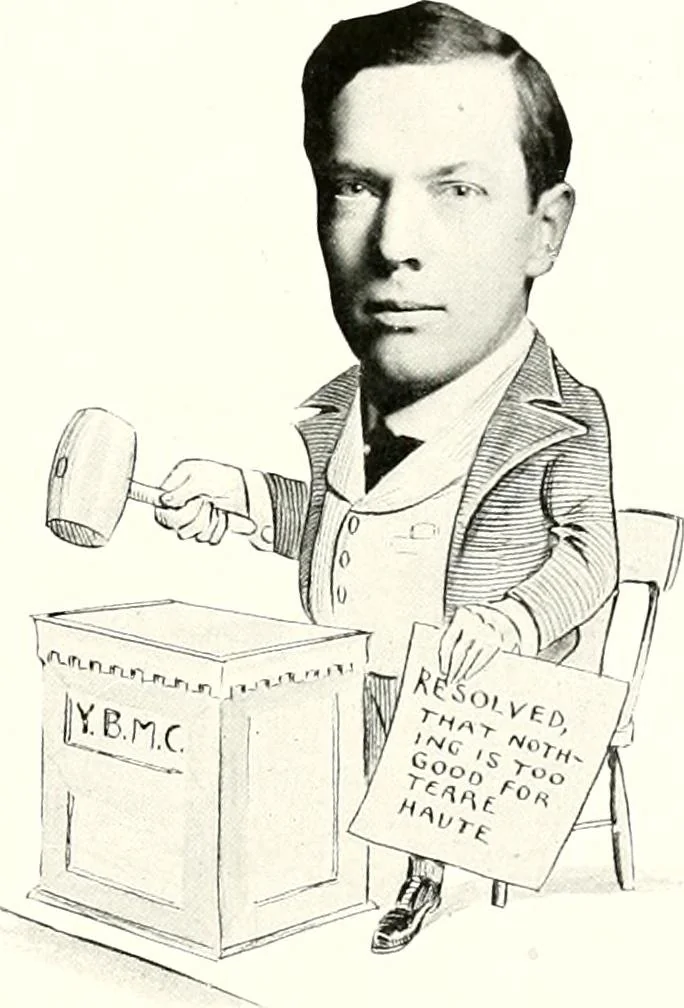 An illustration from Some Terre Haute phizes, 1905, leaf 244