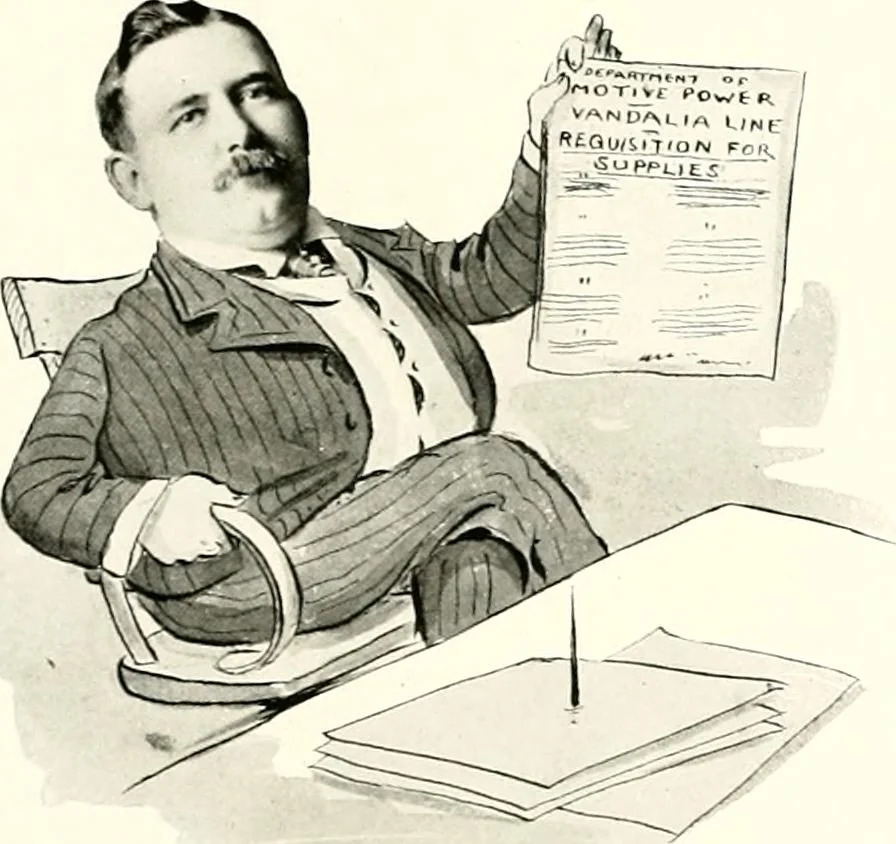 An illustration from Some Terre Haute phizes, 1905, leaf 245
