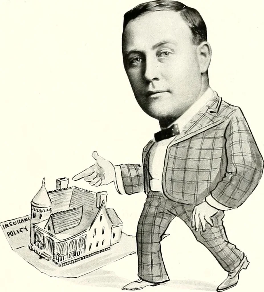 An illustration from Some Terre Haute phizes, 1905, leaf 252