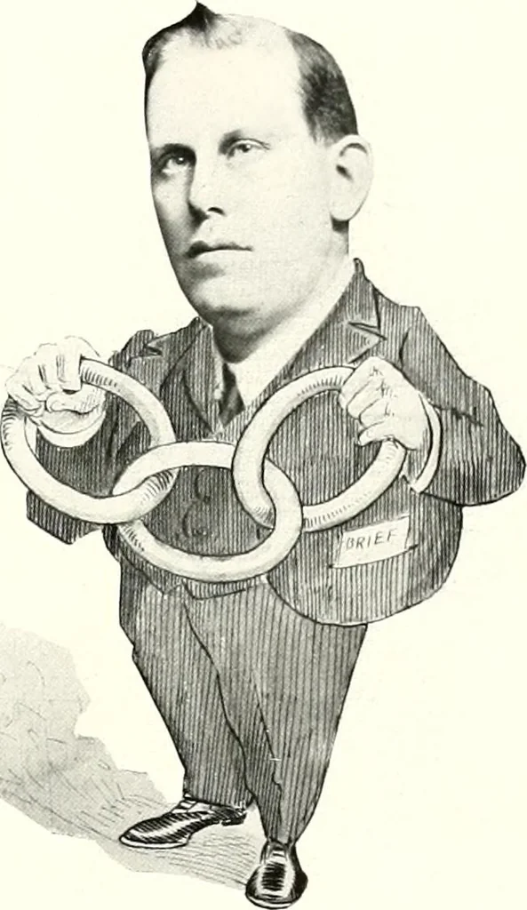 An illustration from Some Terre Haute phizes, 1905, leaf 256