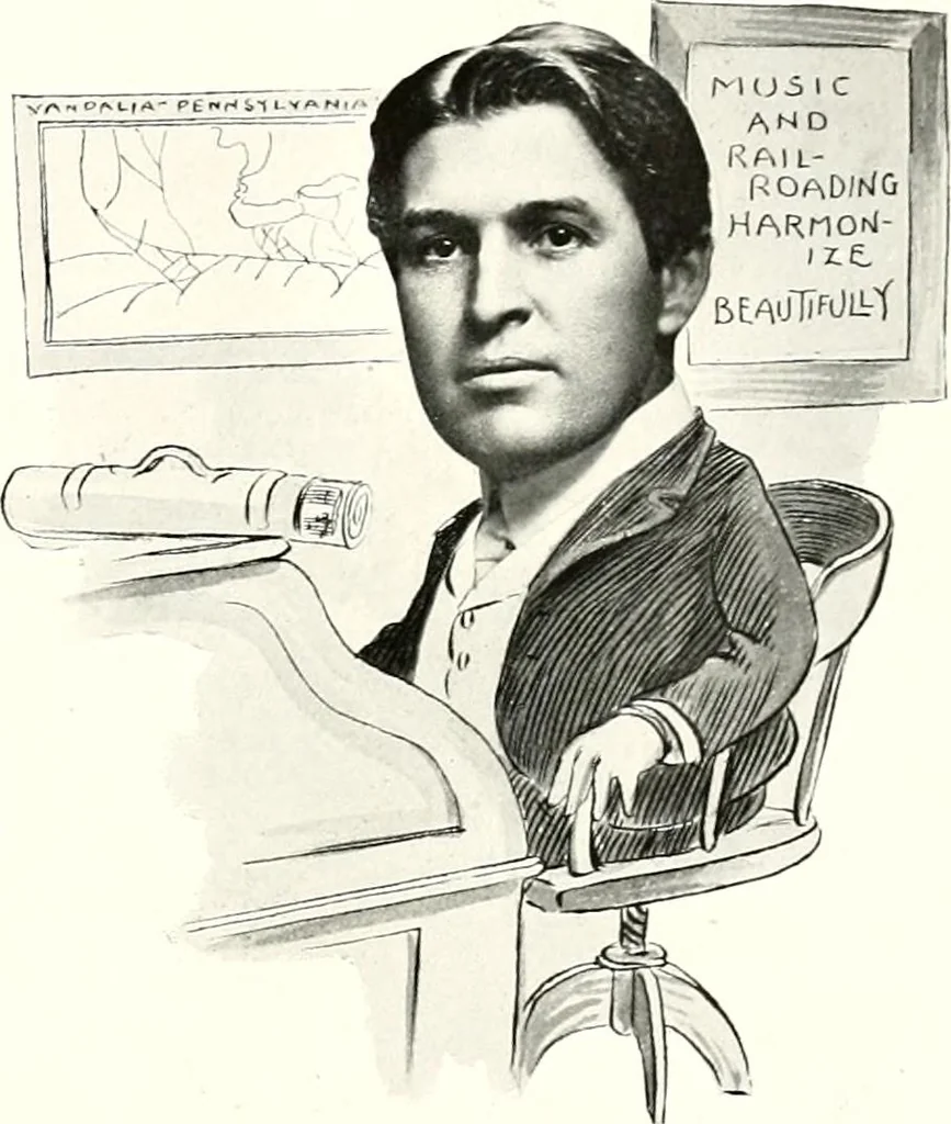An illustration from Some Terre Haute phizes, 1905, leaf 260