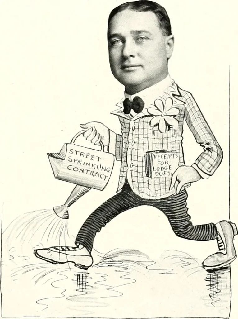 An illustration from Some Terre Haute phizes, 1905, leaf 28