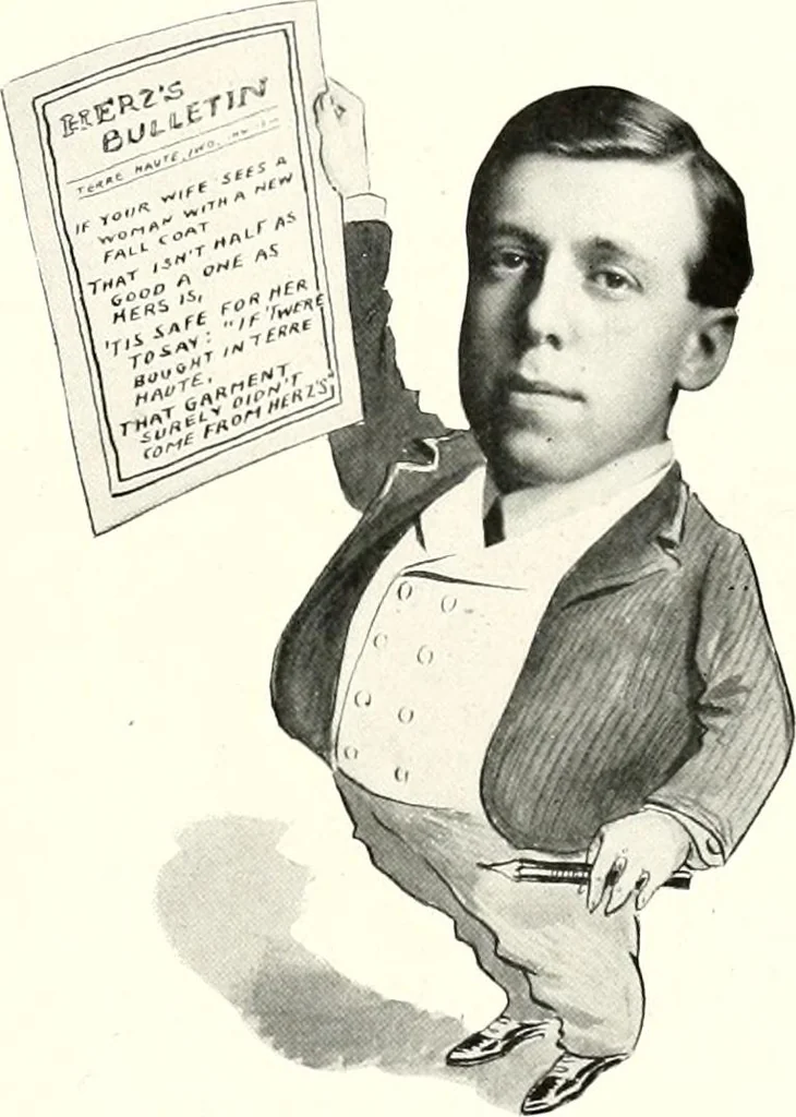 An illustration from Some Terre Haute phizes, 1905, leaf 282