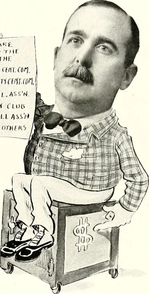 An illustration from Some Terre Haute phizes, 1905, leaf 284