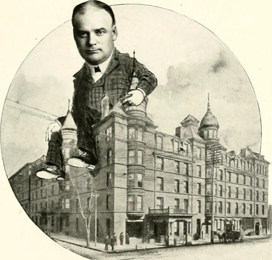 An illustration from Some Terre Haute phizes, 1905, leaf 291