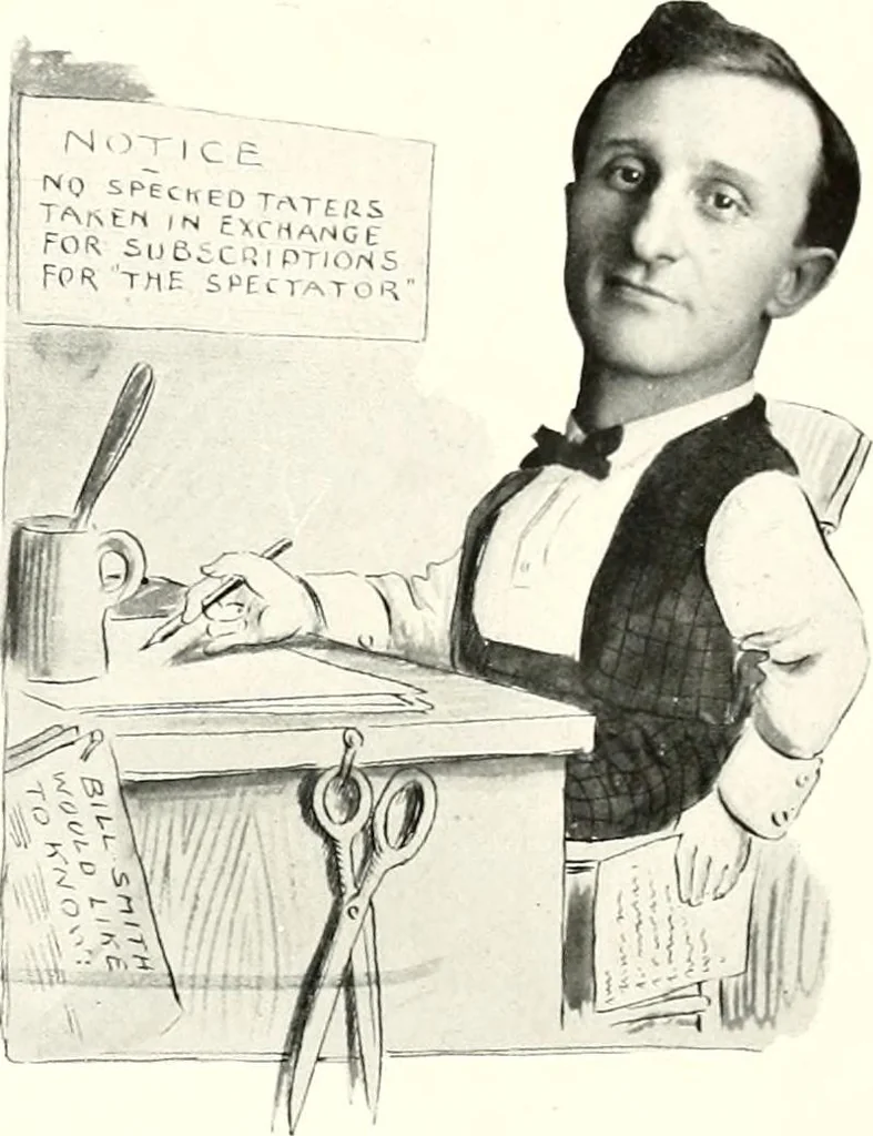 An illustration from Some Terre Haute phizes, 1905, leaf 304