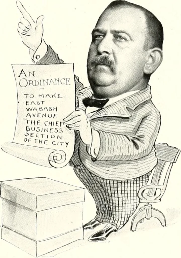 An illustration from Some Terre Haute phizes, 1905, leaf 46